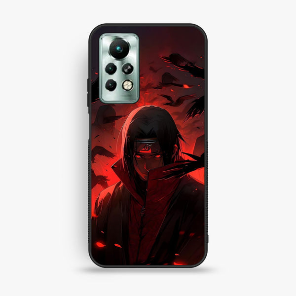Infinix Note 11 Pro - Red Rings Itachi - Premium Metal Printed Soft Bumper Shock Proof Case