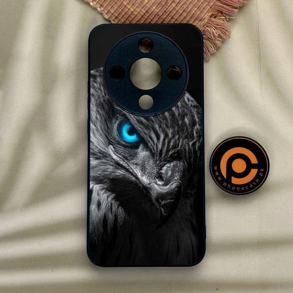 Honor x9d - Black Art Design 2 - Premium Metal Printed Soft Bumper Shock Proof Case