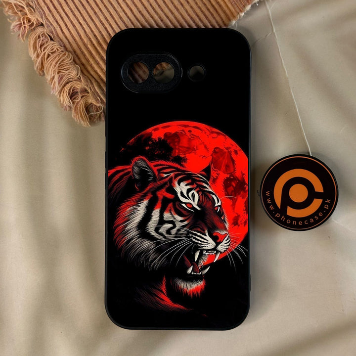 Google Pixel 10A - Tiger 2.0 Design 8 - Premium Metal Printed Soft Bumper Shock Proof Case