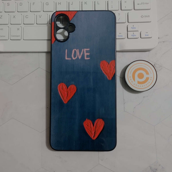 Samsung Galaxy A05 -Mystic Hearts - Premium Metal Printed soft Bumper shock Proof Case CS-25276