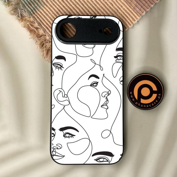 iPhone Air - Girls Design 7 - Premium Metal Printed Soft Bumper Shock Proof Case