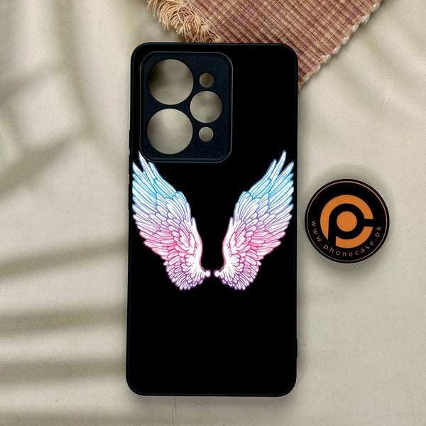 Realme 15 Pro - Angel Wings Design 8 - Premium Metal Printed Soft Bumper Shock Proof Case