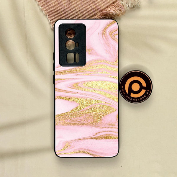 Xiaomi Redmi K60 Pro - Pink Design 10 - Premium Metal Printed Soft Bumper Shock Proof Case