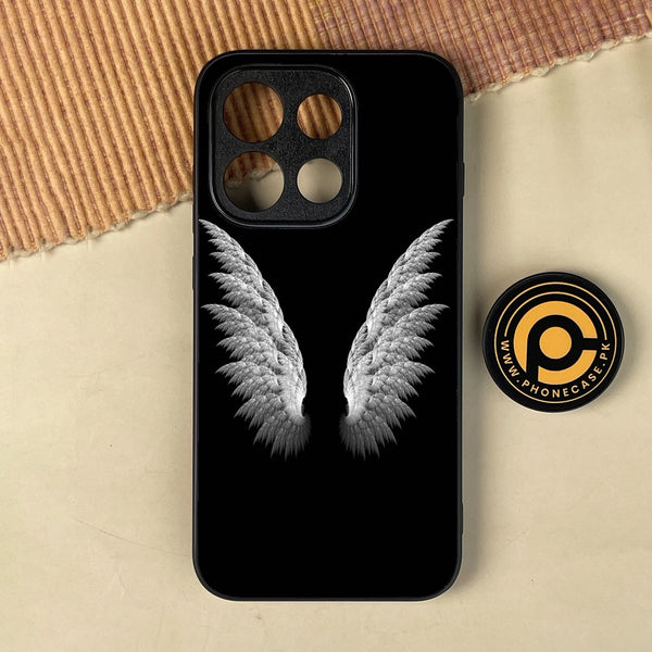 Oppo Reno 16 Pro - Angel Wings Design 6 - Premium Metal Printed Soft Bumper Shock Proof Case