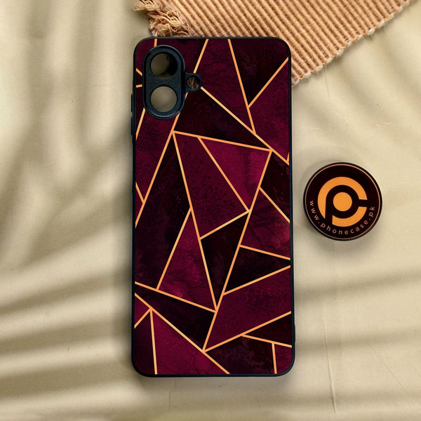 Samsung Galaxy A07 - Geometric Design 7 - Premium Metal Printed Soft Bumper Shock Proof Case