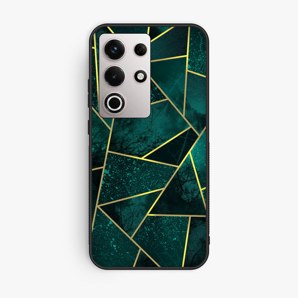 Itel S25 Ultra - Geometric Design 9 - Premium Metal Printed Soft Bumper Shock Proof Case