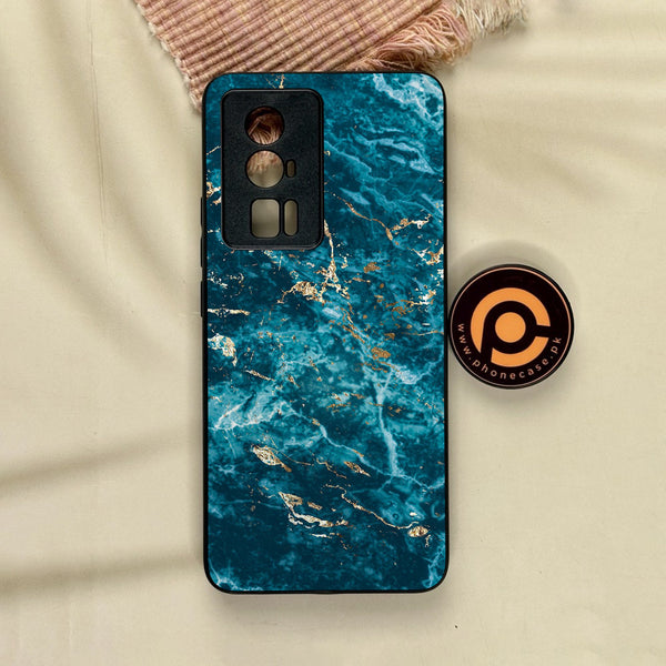 Xiaomi Redmi K60 Pro - Blue 2.0 Design 8 - Premium Metal Printed Soft Bumper Shock Proof Case