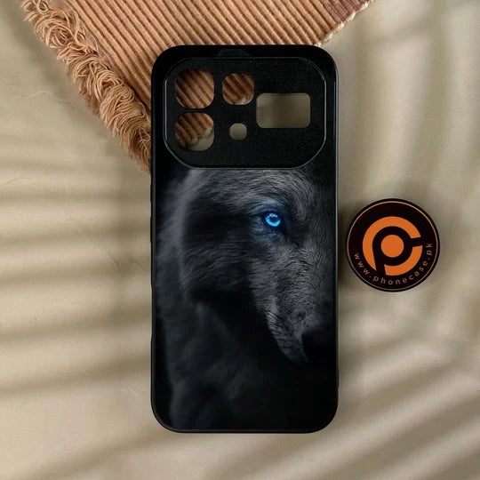 Infinix note 60 Pro - Wolf Design 9 - Premium Metal Printed soft Bumper shock Proof Case CS-50372