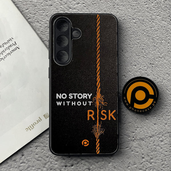 Samsung Galaxy S25 FE - The Risk Taker - Premium Metal Printed Soft Bumper Shock Proof Case