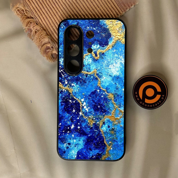Tecno Camon 50 Ultra - Blue 2.0 Design 4 - Premium Metal Printed Soft Bumper Shock Proof Case