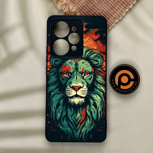 Realme 15 - Tiger 2.0 Design 2 - Premium Metal Printed Soft Bumper Shock Proof Case