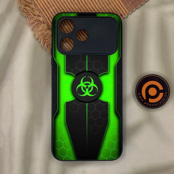 Oppo A6C - Biohazard Design 3 - Premium Metal Printed Soft Bumper Shock Proof Case