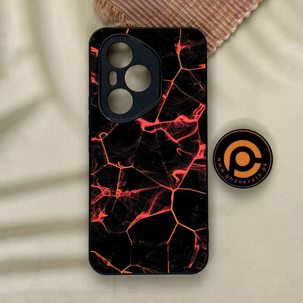 Honor 400 Pro - Black Marble Design 8 - Premium Metal Printed Soft Bumper Shock Proof Case