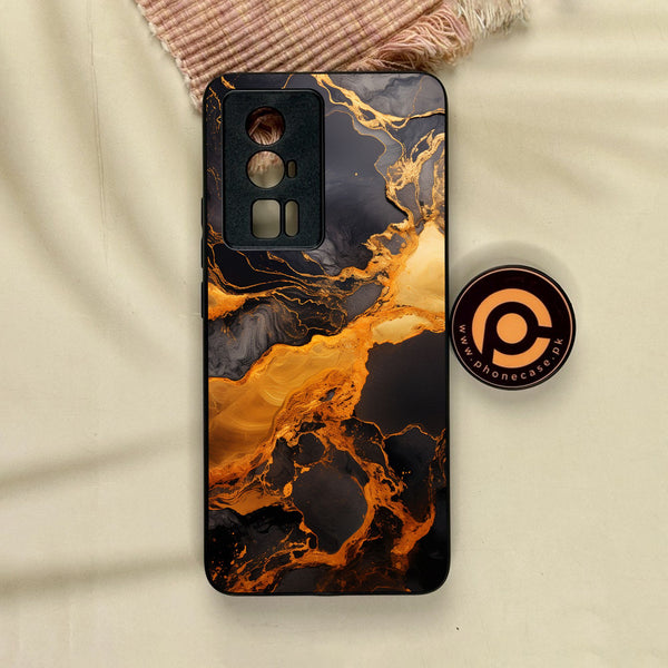 Xiaomi Redmi K60 Pro - Liquid Design 4 - Premium Metal Printed Soft Bumper Shock Proof Case
