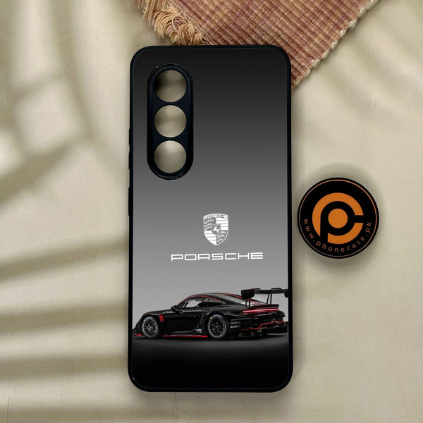 Itel S25 - Shadow Racer - Premium Metal Printed Soft Bumper Shock Proof Case