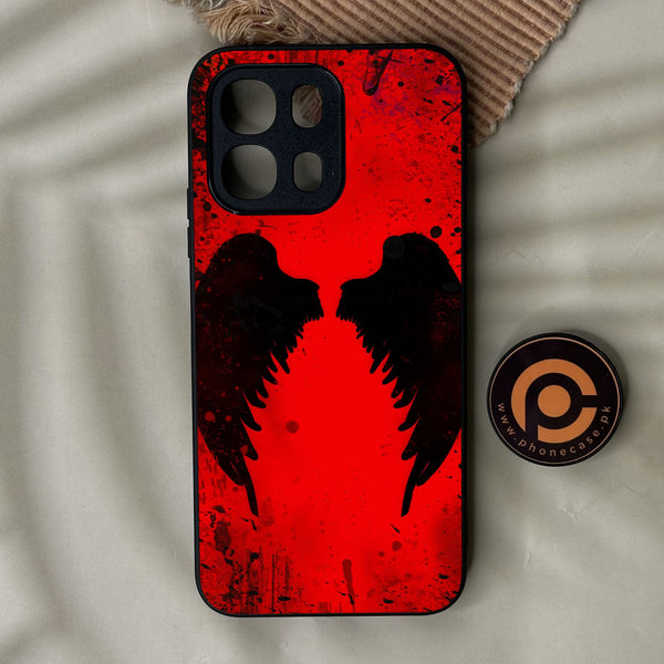 Oppo A6K - Angel 2.0 Design 3 - Premium Metal Printed Soft Bumper Shock Proof Case