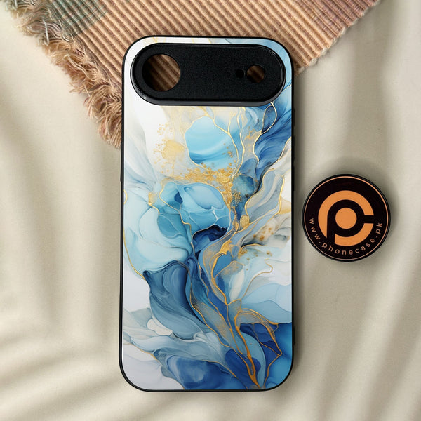 iPhone Air - Liquid Design 1 - Premium Metal Printed Soft Bumper Shock Proof Case