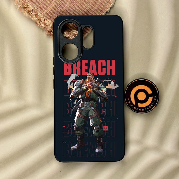 Vivo V60 - Battle-Ready Design 6 - Premium Metal Printed Soft Bumper Shock Proof Case