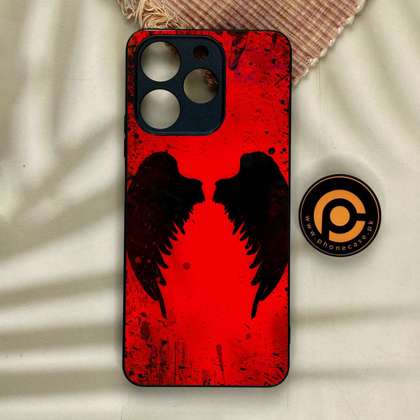 Realme Note 70 - Angel 2.0 Design 3 - Premium Metal Printed Soft Bumper Shock Proof Case