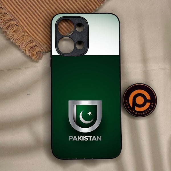 Vivo Y31d - Pakistani Flag Design 4 - Premium Metal Printed Soft Bumper Shock Proof Case