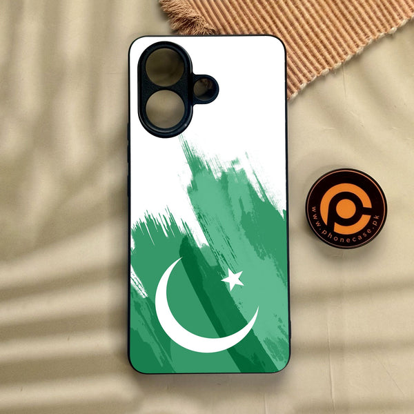 Vivo V60 Lite  - Pakistan Design 8 - Premium Metal Printed Soft Bumper Shock Proof Case