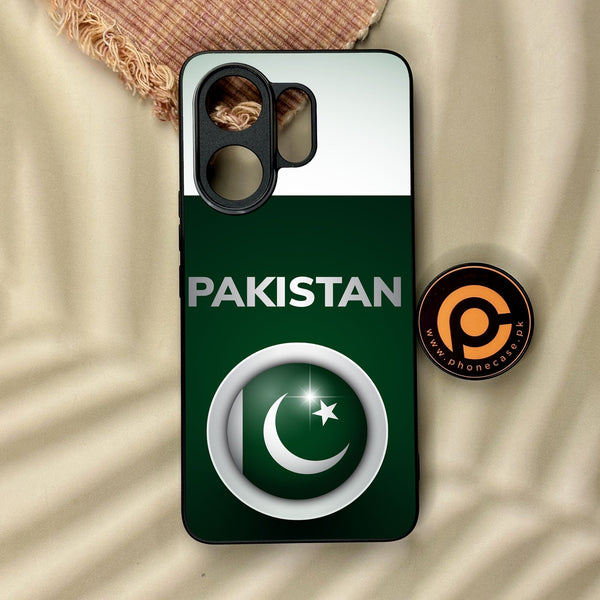 Vivo V60 - Pakistan Design 7 - Premium Metal Printed Soft Bumper Shock Proof Case