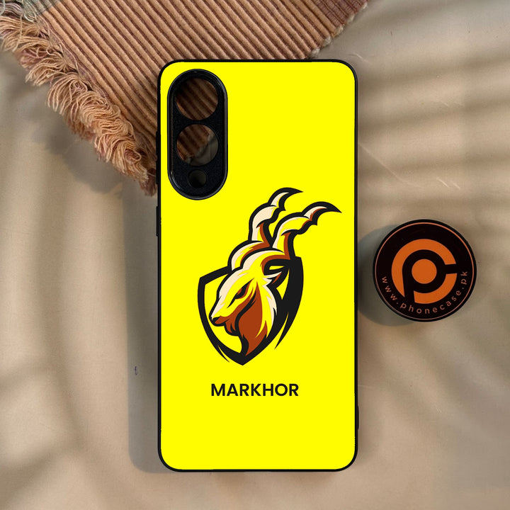 Galaxy S25 Edge - Markhor Design 8 - Premium Metal Printed Soft Bumper Shock Proof Case