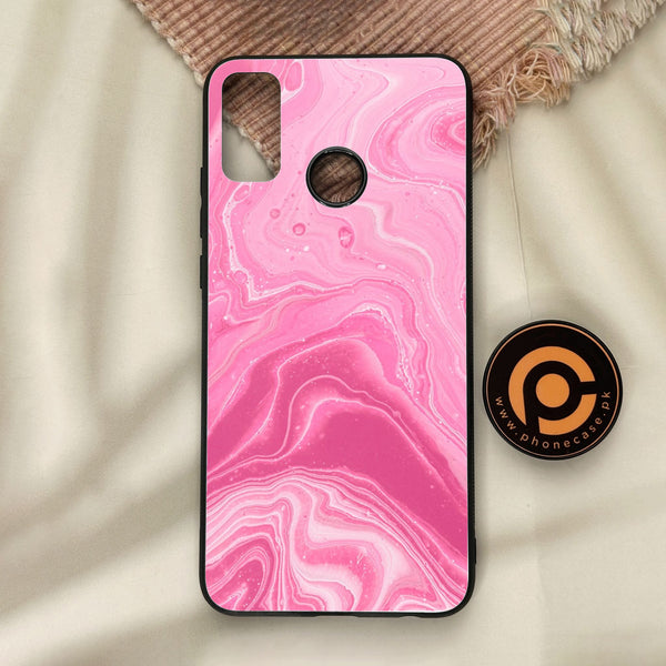 Honor 9X Lite - Pink Design 3 - Premium Metal Printed Soft Bumper Shock Proof Case