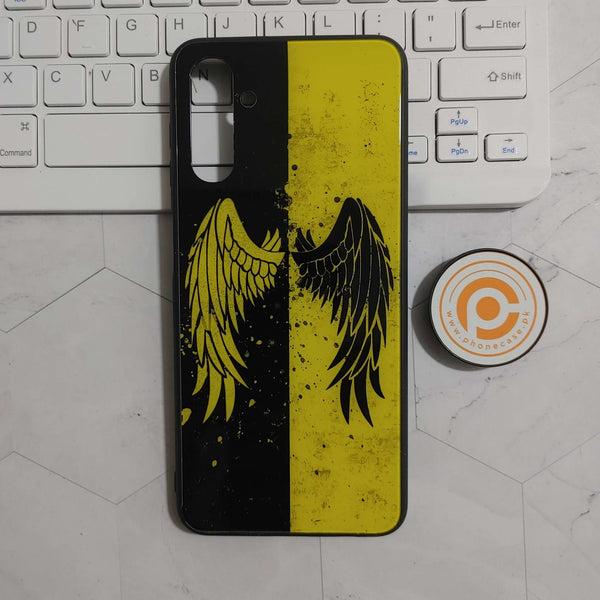 Samsung Galaxy A04s - Angel Wings 2.0 Design 1 - Premium Printed Glass soft Bumper shock Proof Case  CS-25299