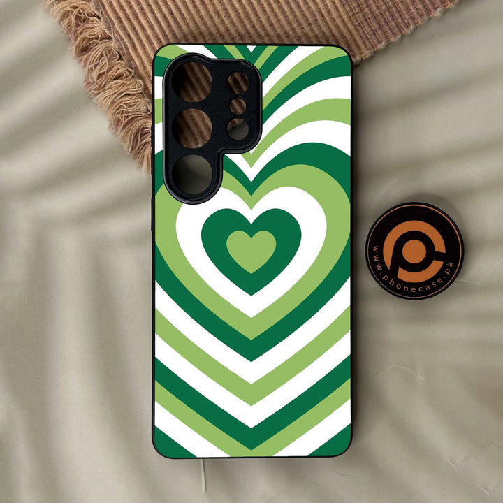 Samsung Galaxy S26 Ultra - Heartbeat Design 4 - Premium Metal Printed Soft Bumper Shock Proof Case