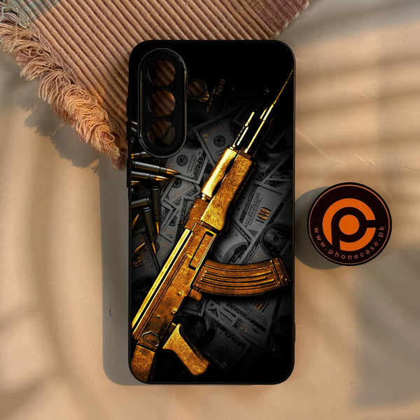 Samsung Galaxy A57 5G - Dollar Design 6 - Premium Metal Printed Soft Bumper Shock Proof Case