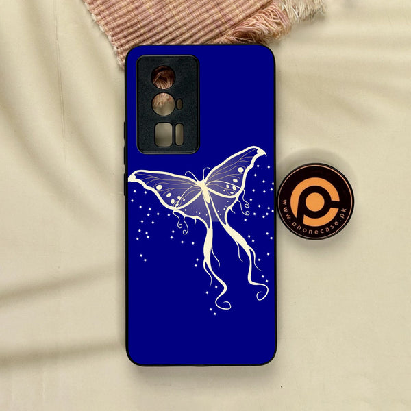 Xiaomi Redmi K60 Pro - Butterflies Design 1 - Premium Metal Printed Soft Bumper Shock Proof Case