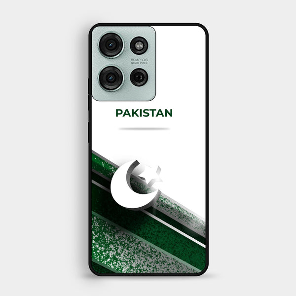 Motorola Moto G75 - Pakistan Design 10 - Premium Metal Printed Soft Bumper Shock Proof Case