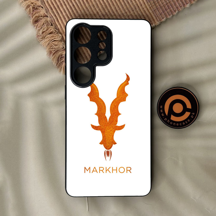 Samsung Galaxy S26 Ultra - Markhor Design 11 - Premium Metal Printed Soft Bumper Shock Proof Case