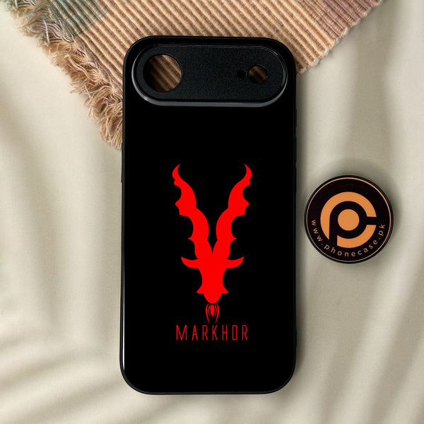 iPhone Air - Markhor Design 10 - Premium Metal Printed Soft Bumper Shock Proof Case