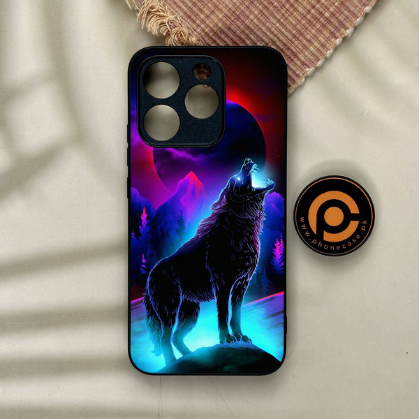 Realme 15T - Wolf Design 2 - Premium Metal Printed Soft Bumper Shock Proof Case
