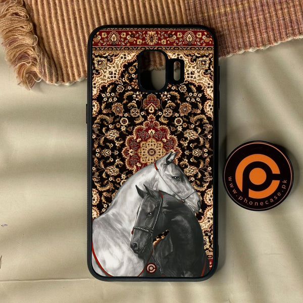 Samsung Galaxy J2 Core - Horse Heritage - Premium Metal Printed Soft Bumper Shock Proof Case