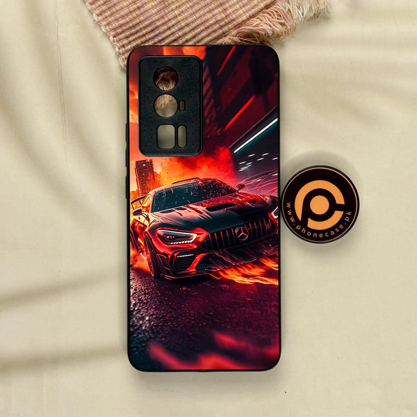 Xiaomi Redmi K60 Pro - Racing Design 3 - Premium Metal Printed Soft Bumper Shock Proof Case