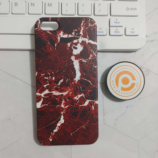 IPHONE 5/5C/5S Deep Red Marble Case   Premium Printed Hard Case CS-25236