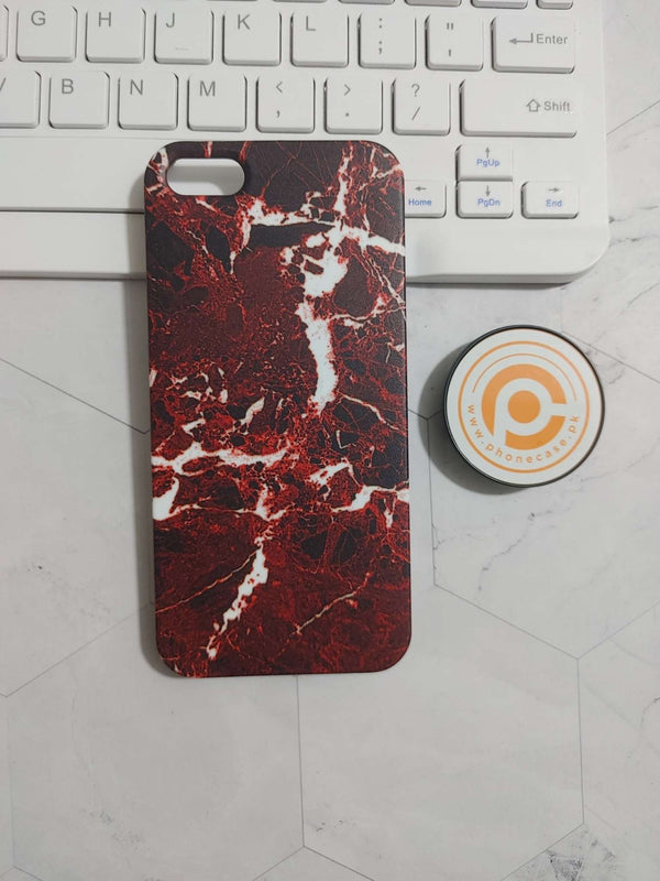 IPHONE 5/5C/5S Deep Red Marble Case   Premium Printed Hard Case CS-25236