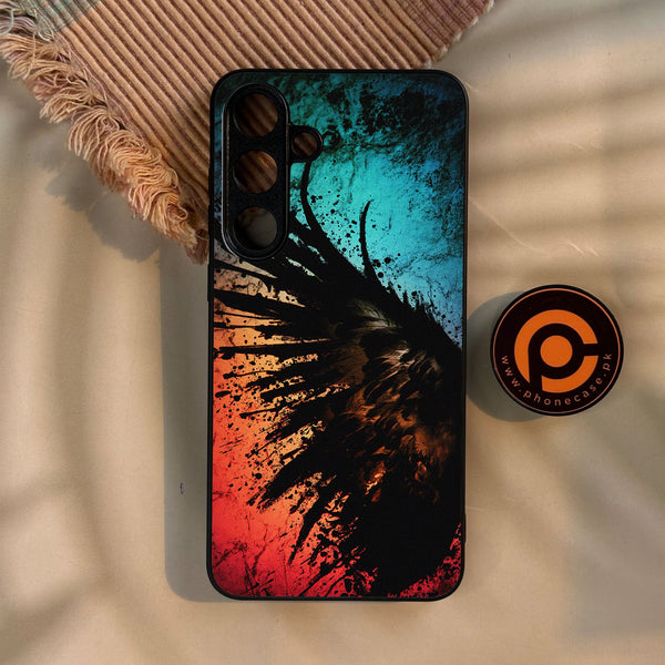 Galaxy S25 Plus - Angel 2.0 Design 9 - Premium Metal Printed Soft Bumper Shock Proof Case