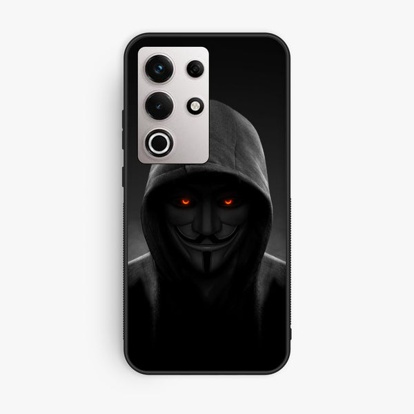 Itel S25 Ultra - Anonymous 2.0 Design 4 - Premium Metal Printed Soft Bumper Shock Proof Case