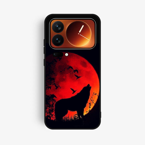 Xiaomi 17 Pro - Wolf Design 1 - Premium Metal Printed Soft Bumper Shock Proof Case