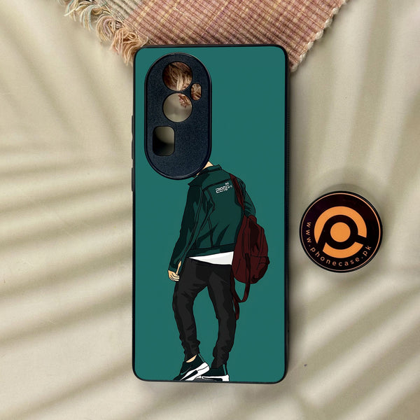 Oppo Reno 10 Pro Plus - Anime Series Design 1 - Premium Metal Printed Soft Bumper Shock Proof Case