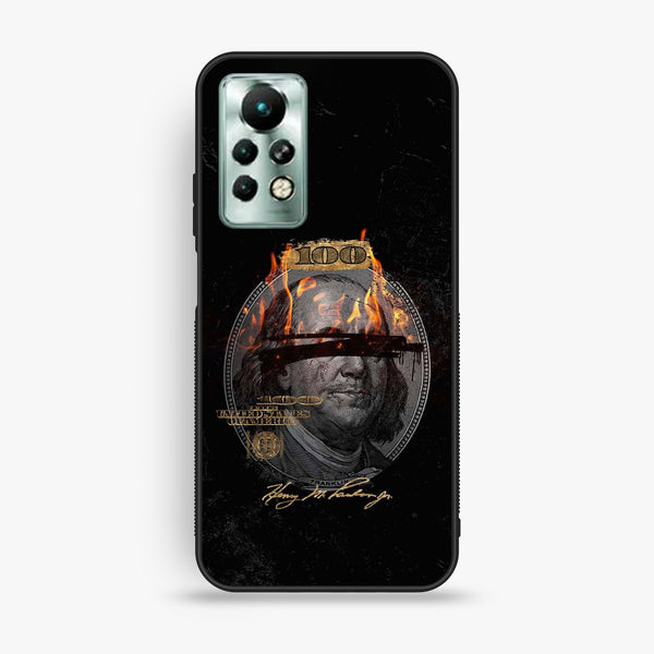 Infinix Note 11 Pro - Dollar Design 10 - Premium Metal Printed Soft Bumper Shock Proof Case
