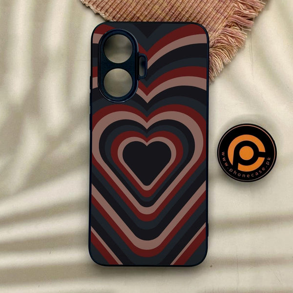 Xiaomi Redmi Turbo 4 Pro - Heart 2.0 Design 4 - Premium Metal Printed Soft Bumper Shock Proof Case