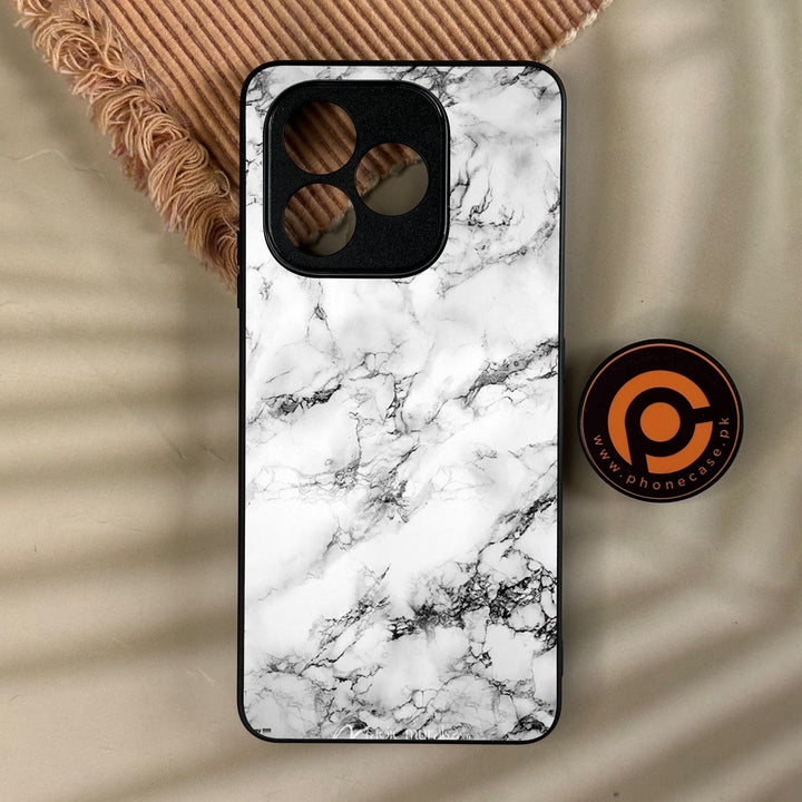Honor X8d - White Design 7 - Premium Metal Printed Soft Bumper Shock Proof Case