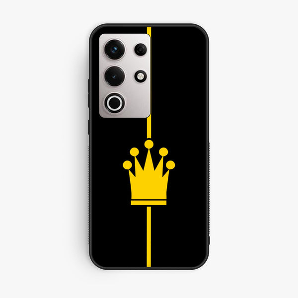 Itel S25 Ultra - King Design 1 - Premium Metal Printed Soft Bumper Shock Proof Case