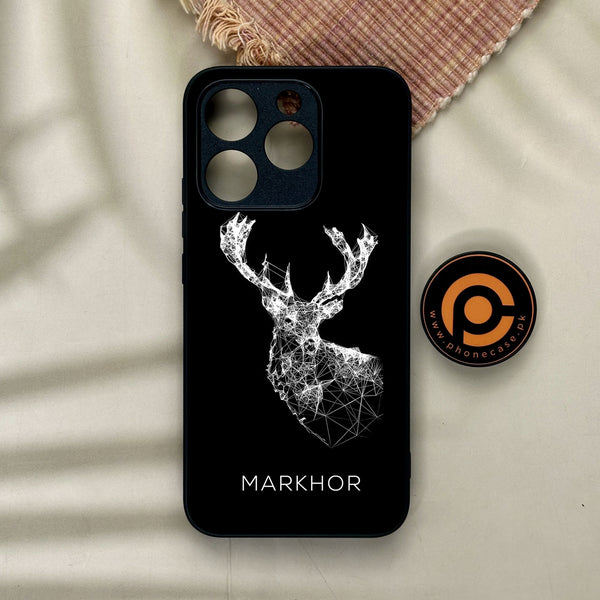 Realme 15T - Markhor Design 4 - Premium Metal Printed Soft Bumper Shock Proof Case