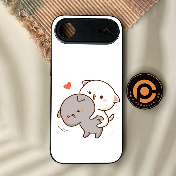 iPhone Air - Cute Bubu Dudu Design 4 - Premium Metal Printed Soft Bumper Shock Proof Case